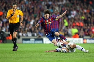 Messi Tackle          
